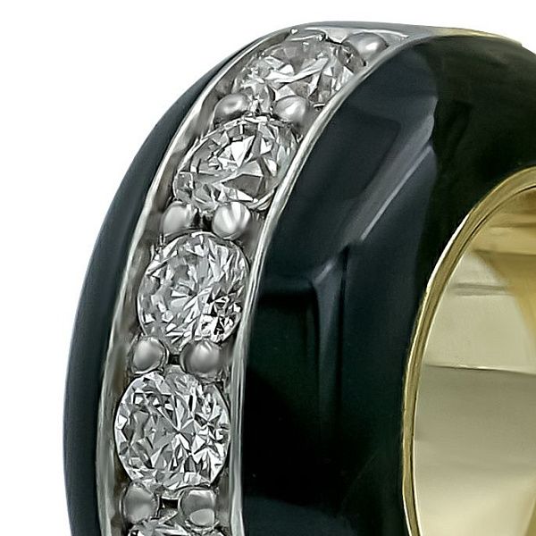 Подвеска из желтого золота с бриллиантами