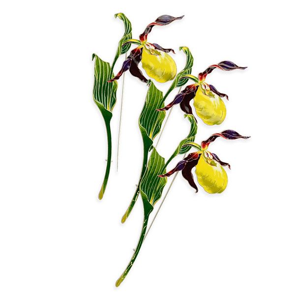 Брошь «Венерин башмачок»