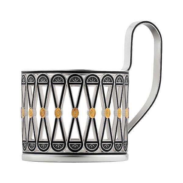 Подстаканник «Львиный мост» из серебра