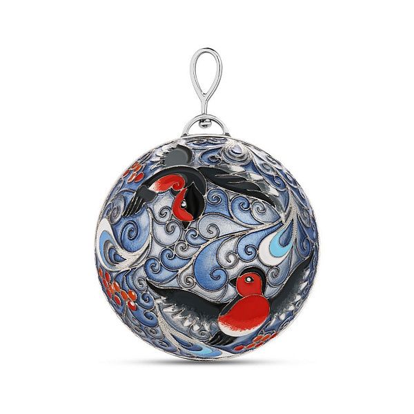 Елочный шар «Снегири»