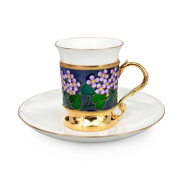 Набор кофейный из серебра 