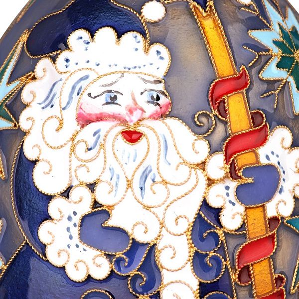 Яйцо-шкатулка «Дед Мороз»