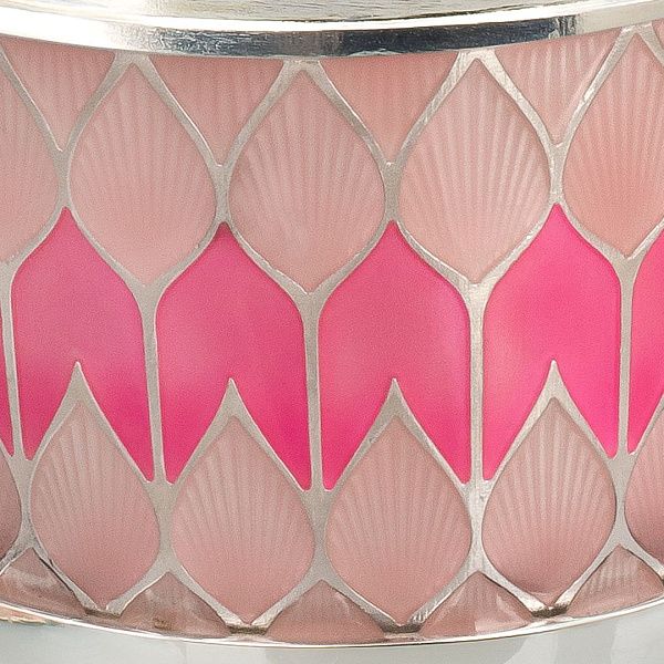 Набор кофейный из серебра с фианитом