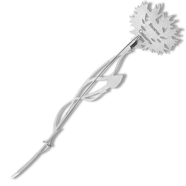 Брошь «Василек»