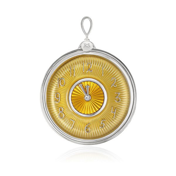 Елочная игрушка с ювелирным стеклом