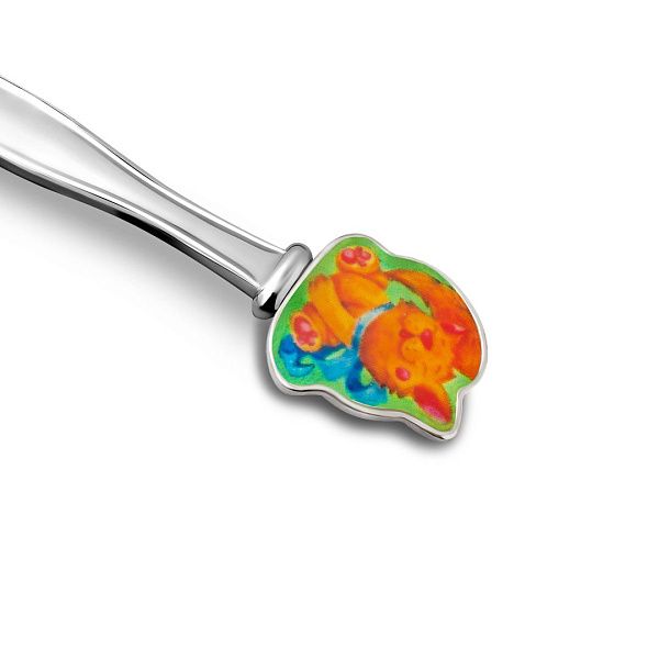 Ложка детская из серебра 