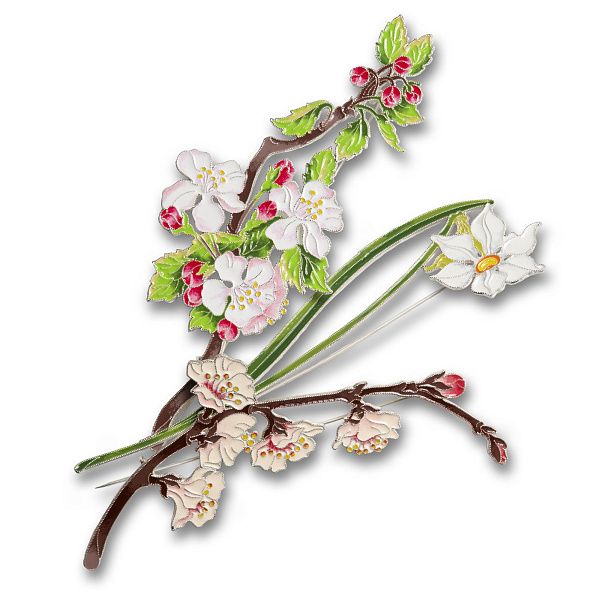 Брошь «Абрикос»