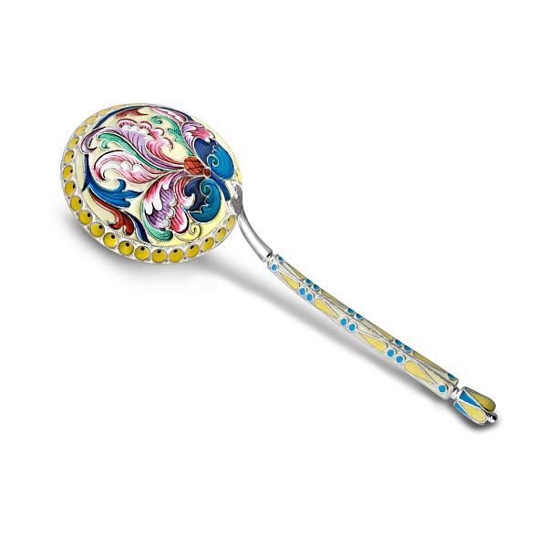 Ложка для варенья из серебра 