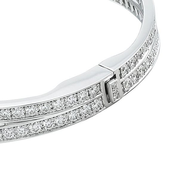 Браслет «BATEAU» из белого золота с сапфиром 1.31 ct и бриллиантами