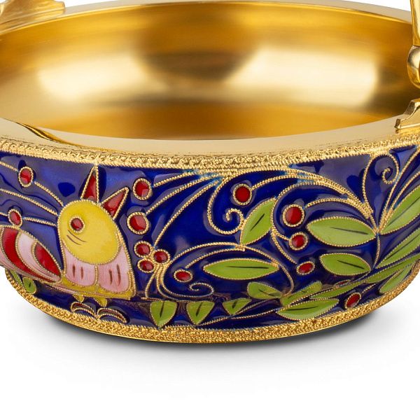 Конфетница из серебра 