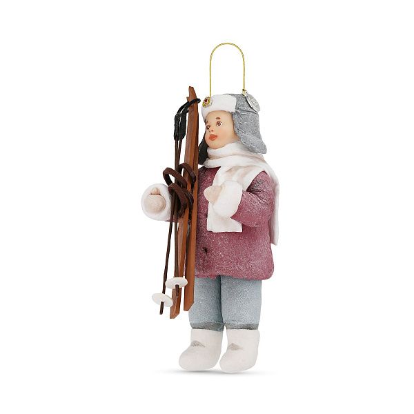 Елочная игрушка «Слава с лыжами»