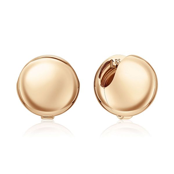 Серьги из розового золота