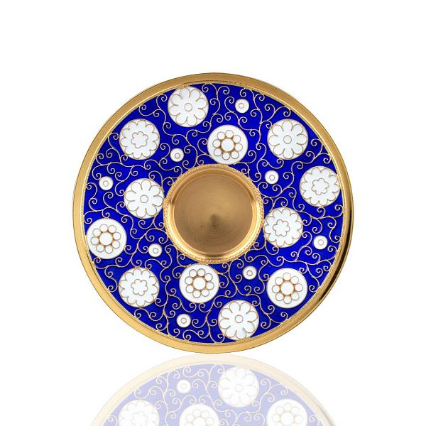 Блюдце из серебра 