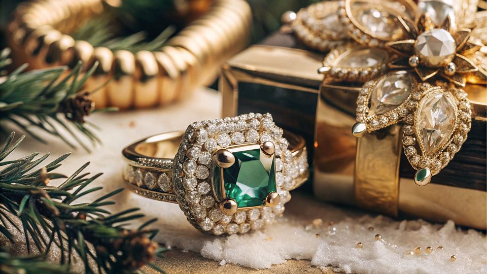 Ювелирные украшения в качестве подарка на Новый год