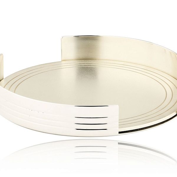 Подставка для коустеров из серебра 