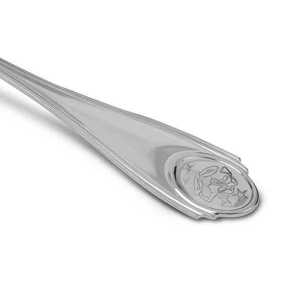 Ложка чайная «Весы» из серебра 