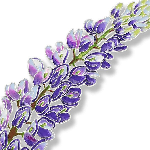 Брошь «Люпин»