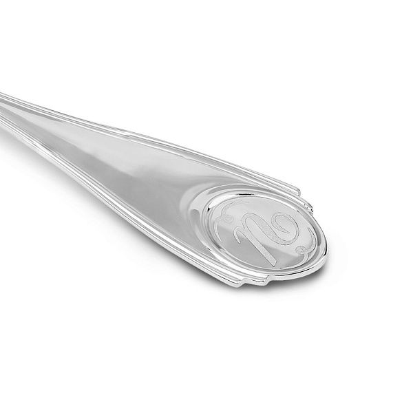 Ложка чайная с буквой «И» из серебра 