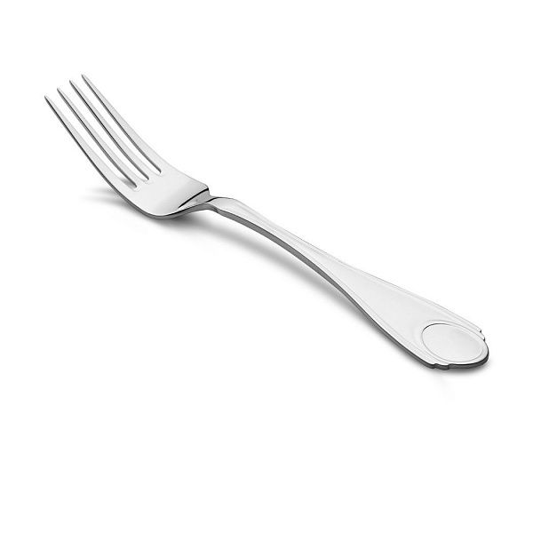 Вилка столовая из серебра 