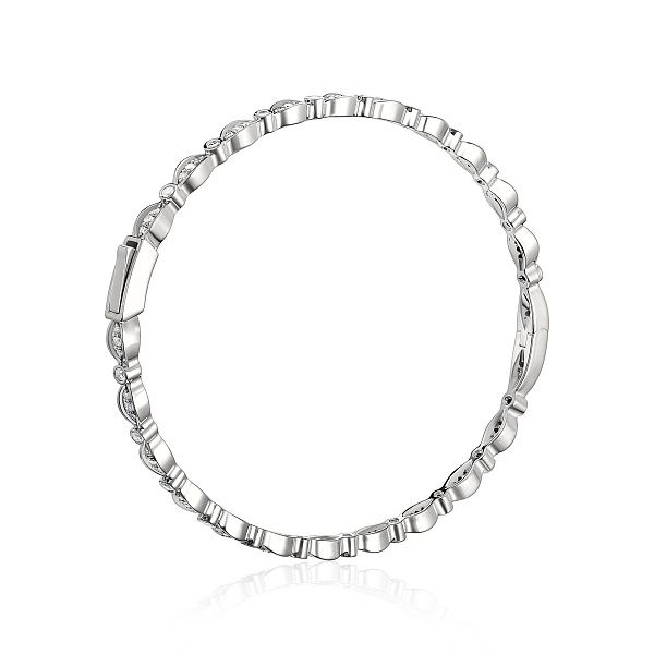 Браслет из белого золота с бриллиантами