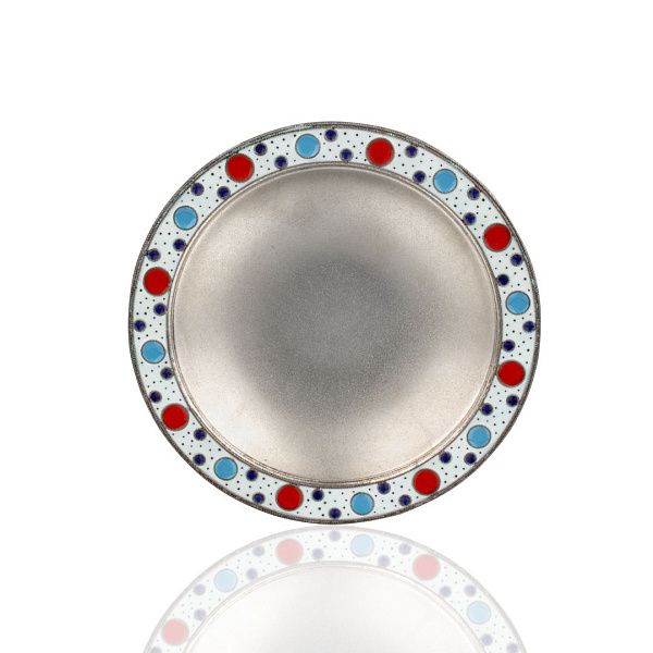 Блюдце из серебра 