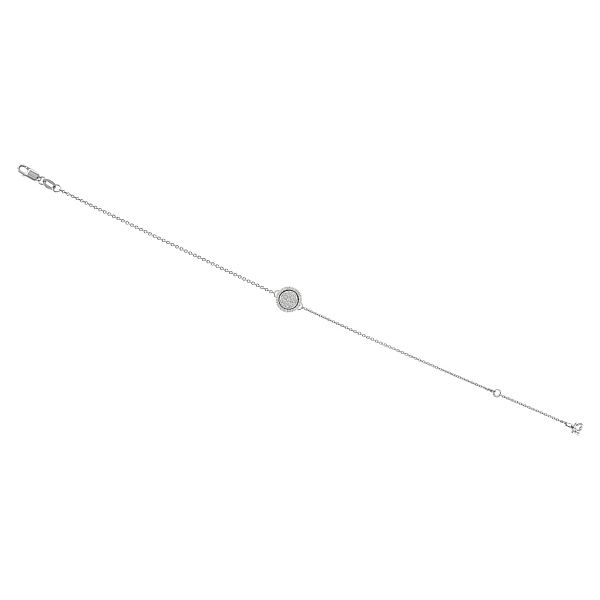 Браслет из белого золота с бриллиантами