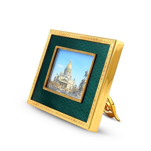 Рамка для фото с деревом и ювелирным стеклом