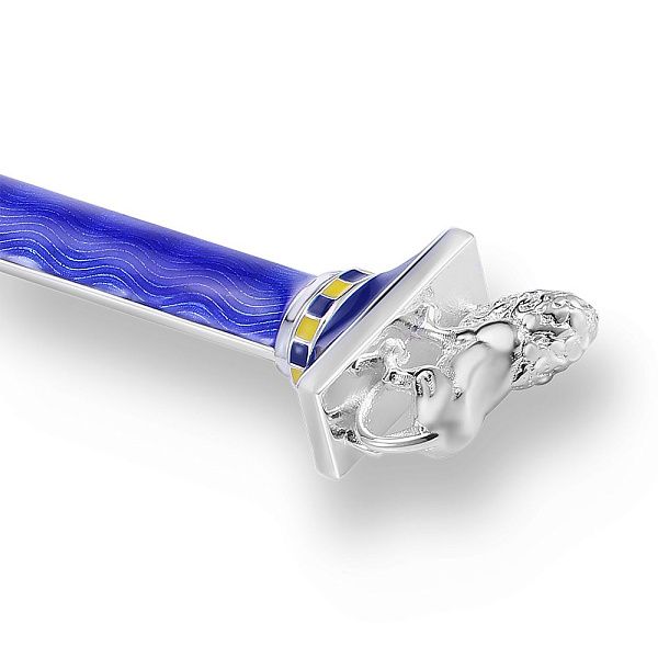 Ложка чайная «Лев у Адмиралтейства» из серебра 