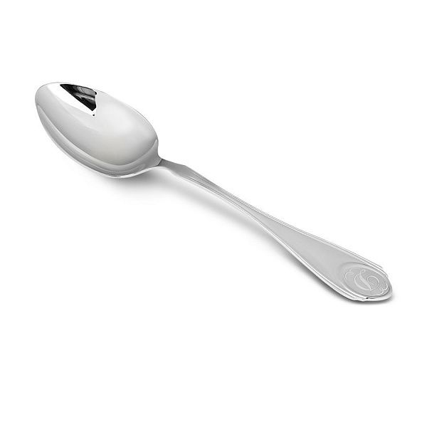 Ложка чайная  с буквой «Д» из серебра 