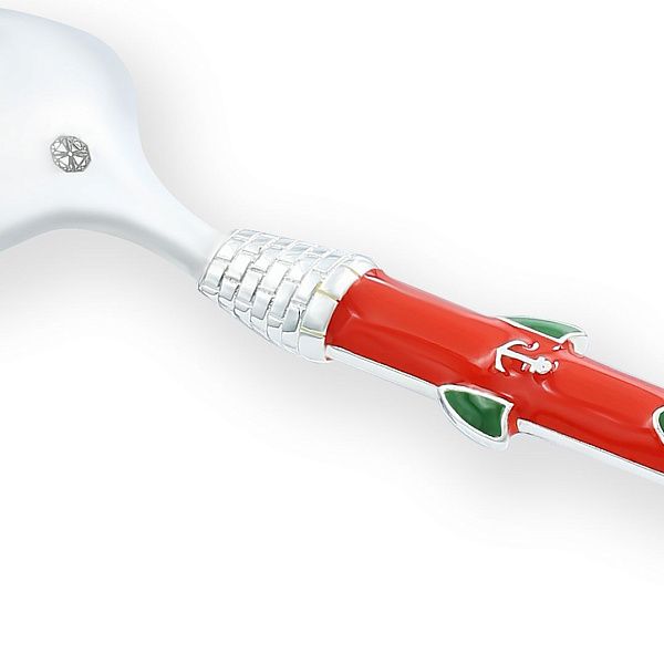 Ложка чайная «Ростральная колонна» из серебра