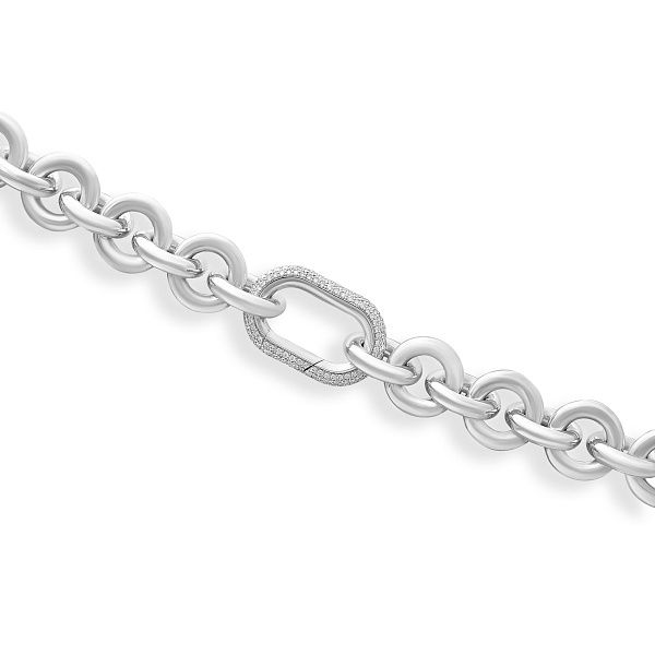 Колье из белого золота с бриллиантами