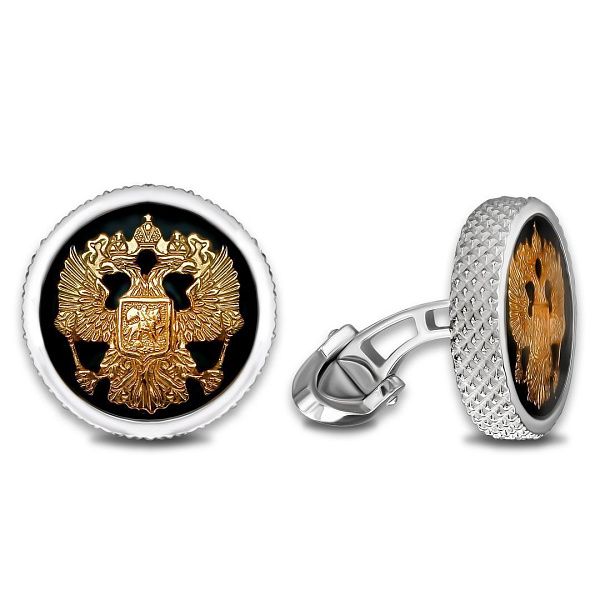 Запонки из серебра 