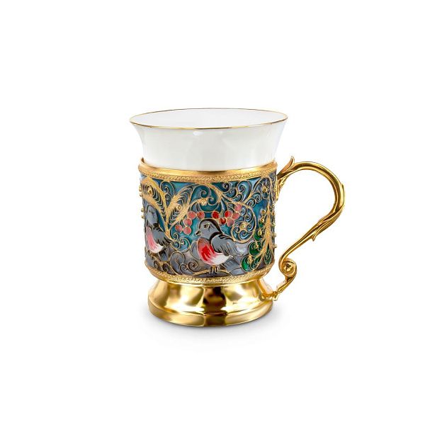 Набор кофейный из серебра