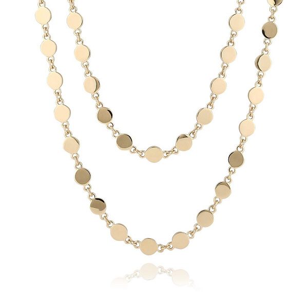 Колье из желтого золота 