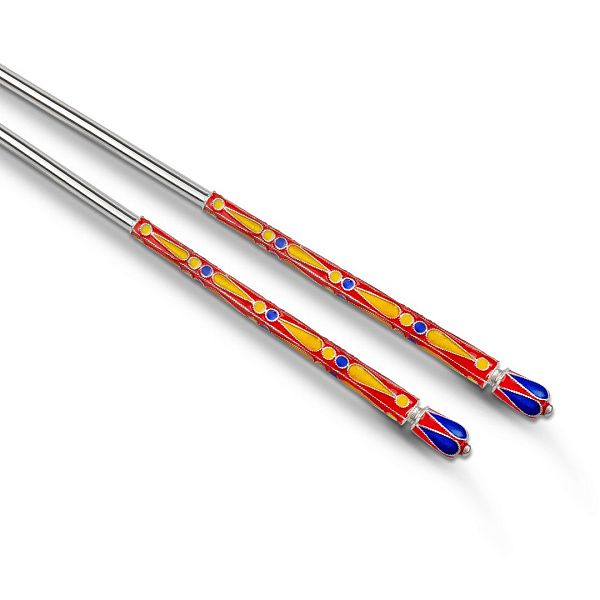 Китайские палочки из серебра 