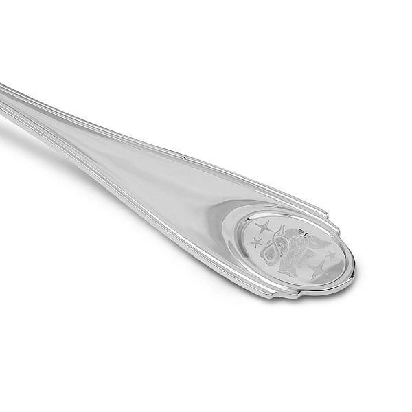 Ложка чайная «Рыбы» из серебра 
