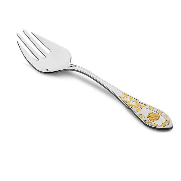 Вилка для рыбы из серебра 