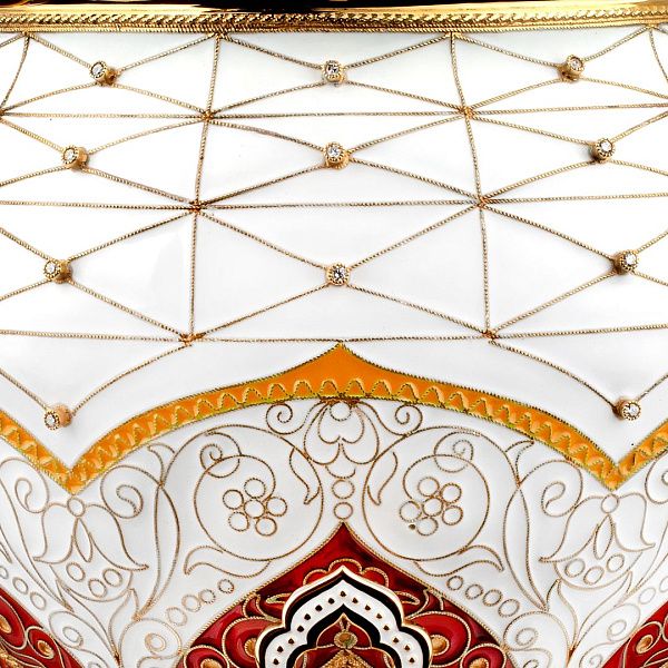 Самовар из водочного набора «Firewater» из серебра с бриллиантами на 1.3 литра