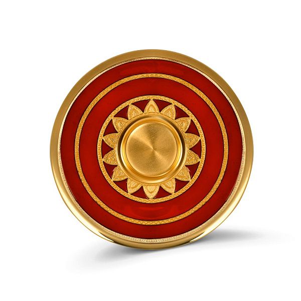 Блюдце «Масленица» из серебра 