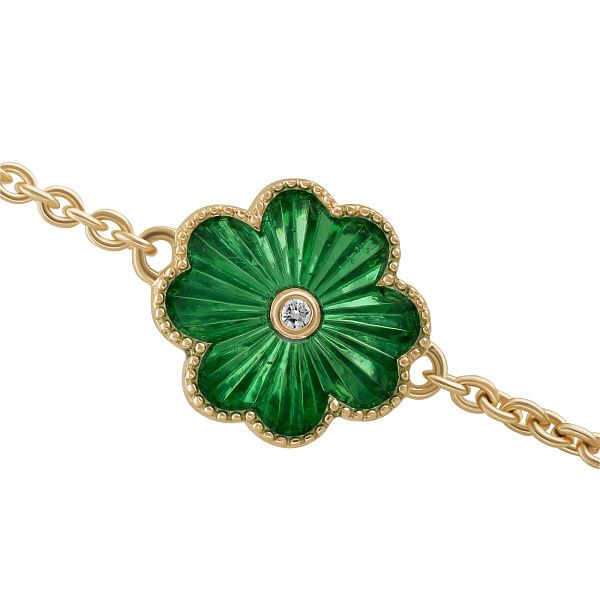 Браслет из желтого золота с бриллиантами