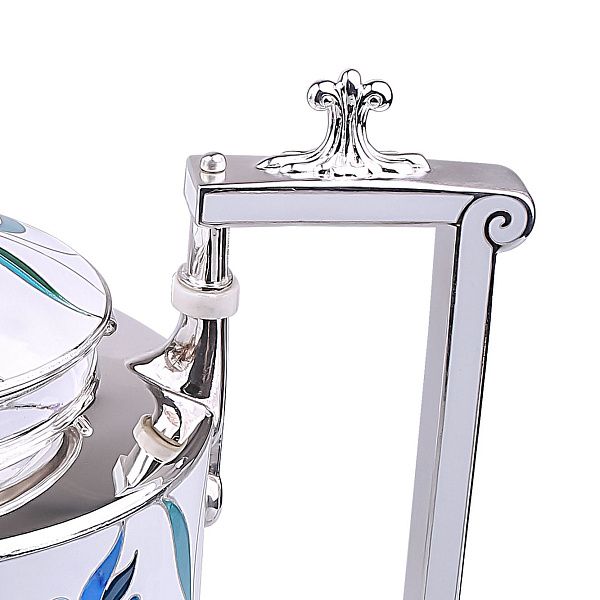 Чайник «Хризантемы» из серебра 