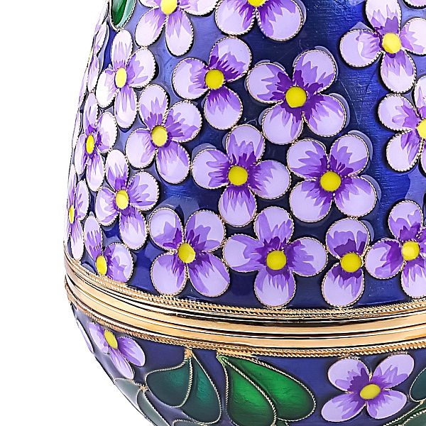 Яйцо-шкатулка «Сирень.Вечер» 