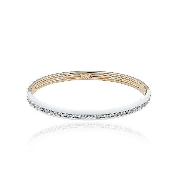 Браслет из красного золота с бриллиантами