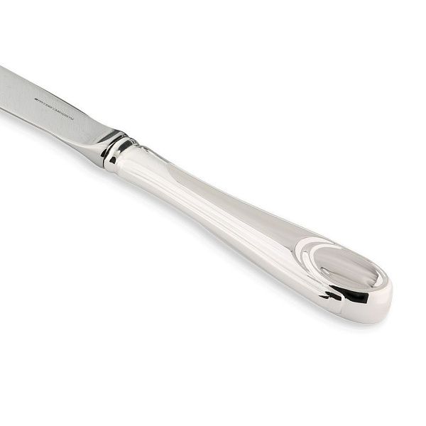 Нож столовый из серебра 