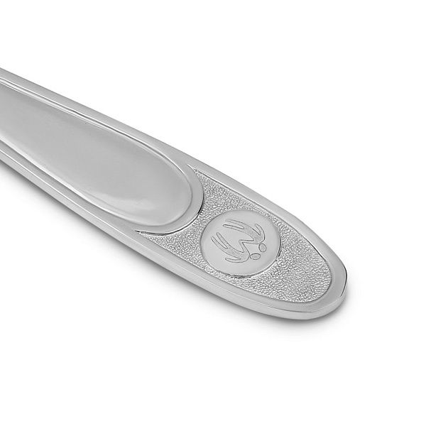 Ложка кофейная «Близнецы» из серебра 