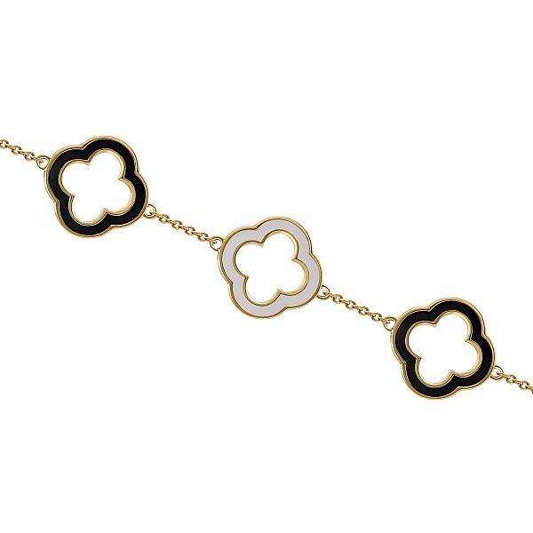 Браслет из желтого золота с бриллиантами