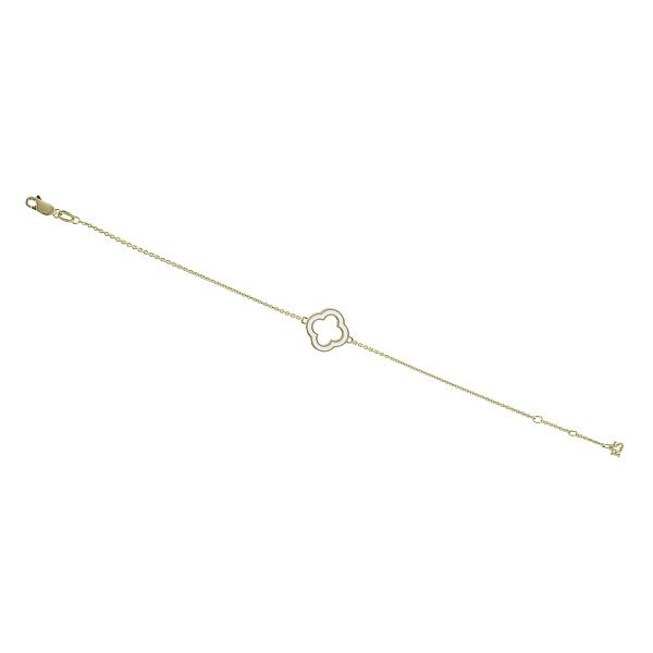 Браслет из желтого золота с бриллиантами