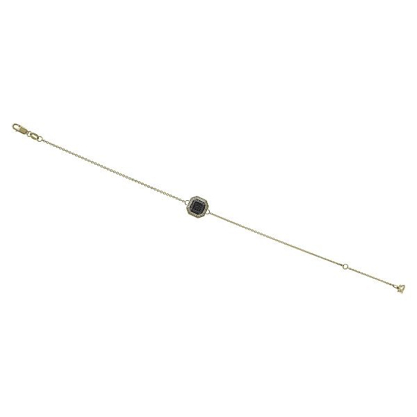 Браслет из желтого золота с бриллиантами