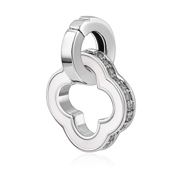 Подвеска из белого золота с бриллиантами