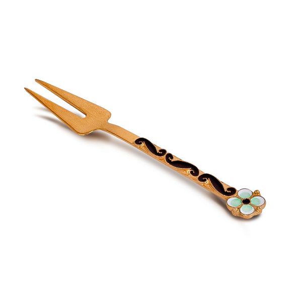 Вилка для лимона из серебра 